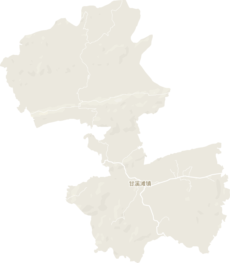 甘溪滩镇电子地图