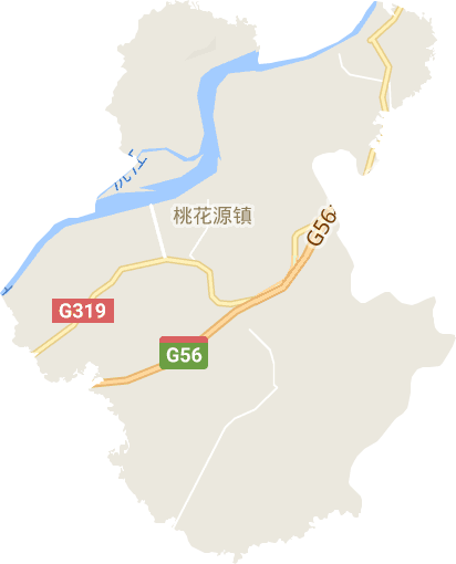 桃花源镇电子地图