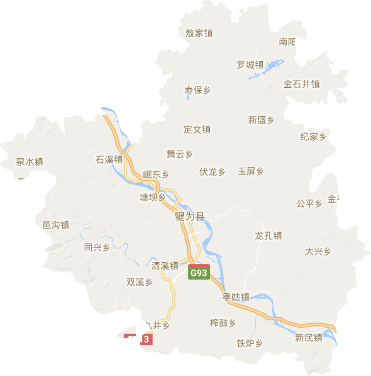 犍为县电子地图