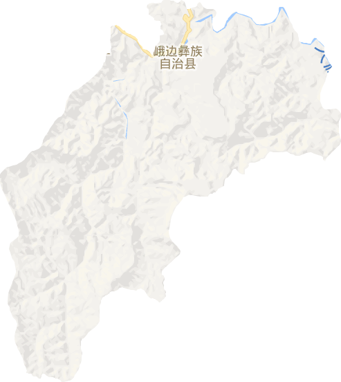 峨边彝族自治县电子地图