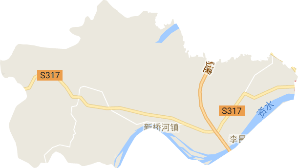 新桥河镇电子地图