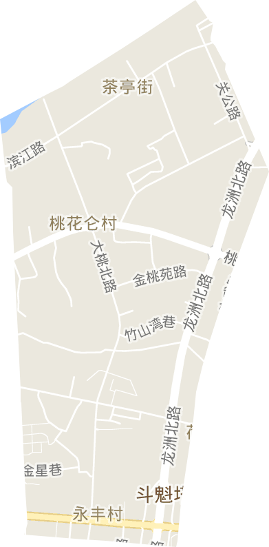 桃花仑街道电子地图