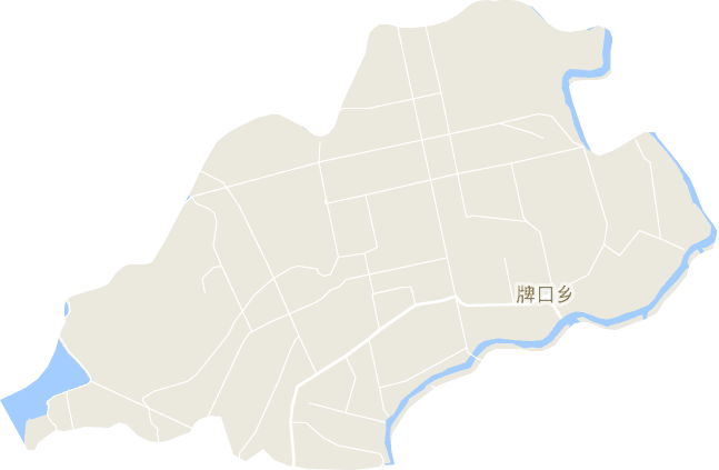 牌口乡电子地图