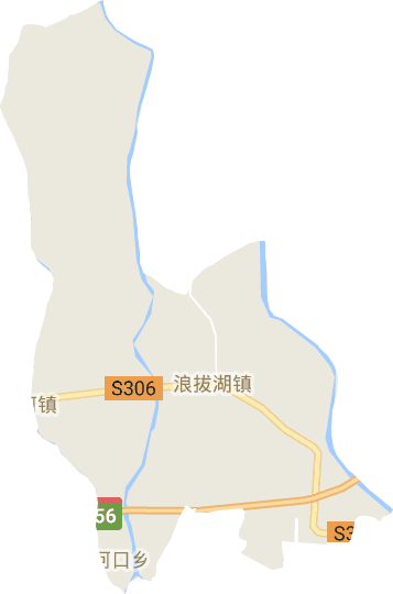 浪拔湖镇电子地图