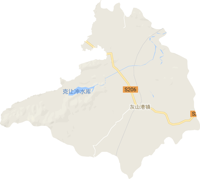 灰山港镇电子地图