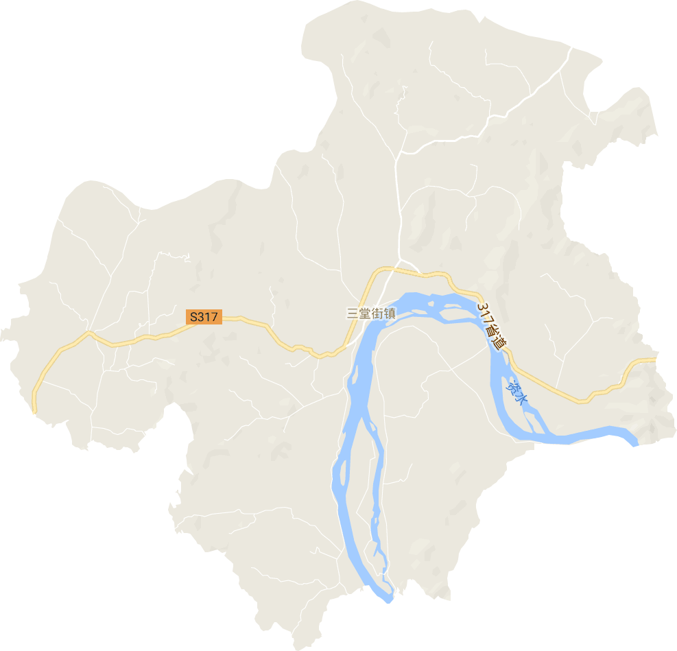 三堂街镇电子地图