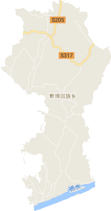 鲊埠回族乡电子地图