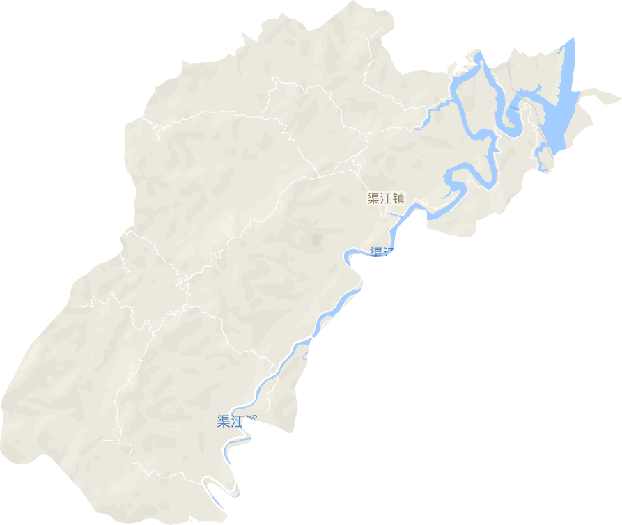 渠江镇电子地图