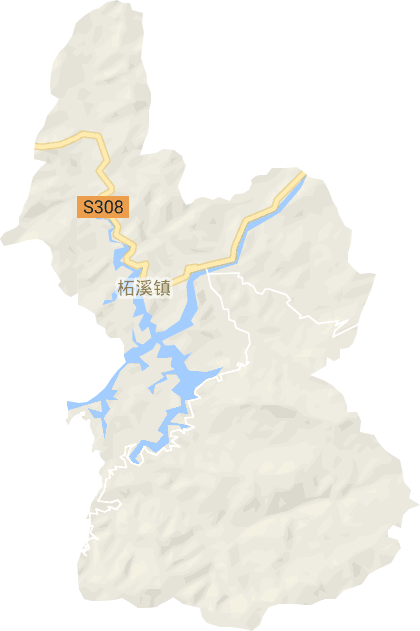 柘溪镇电子地图