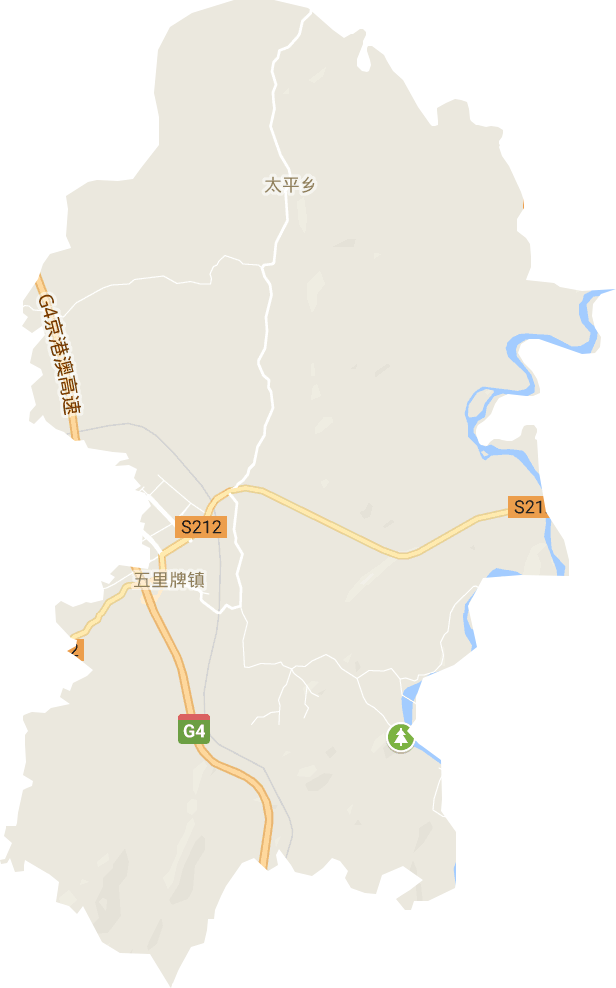 五里牌镇电子地图
