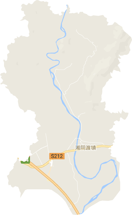 湘阴渡镇电子地图