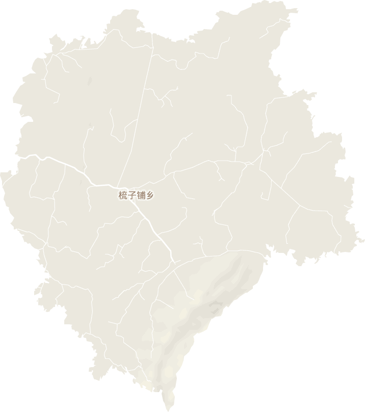梳子铺乡电子地图