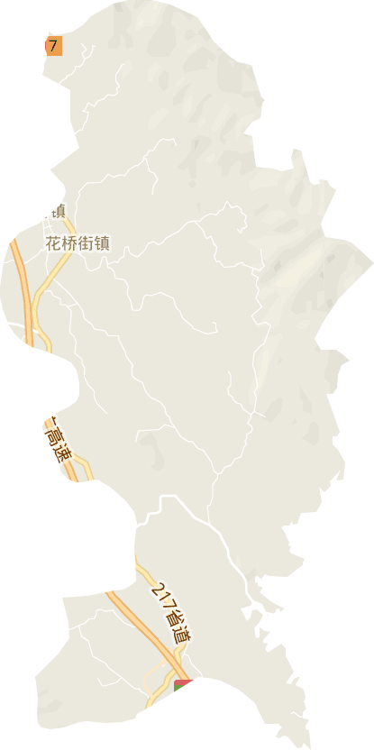 花桥街镇电子地图