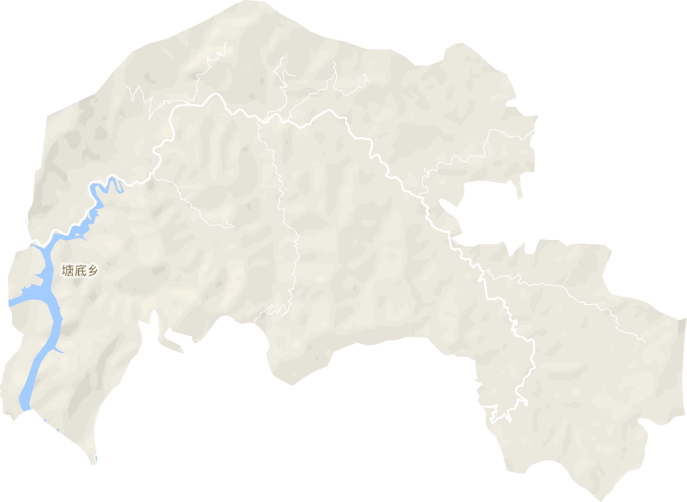 塘底乡电子地图