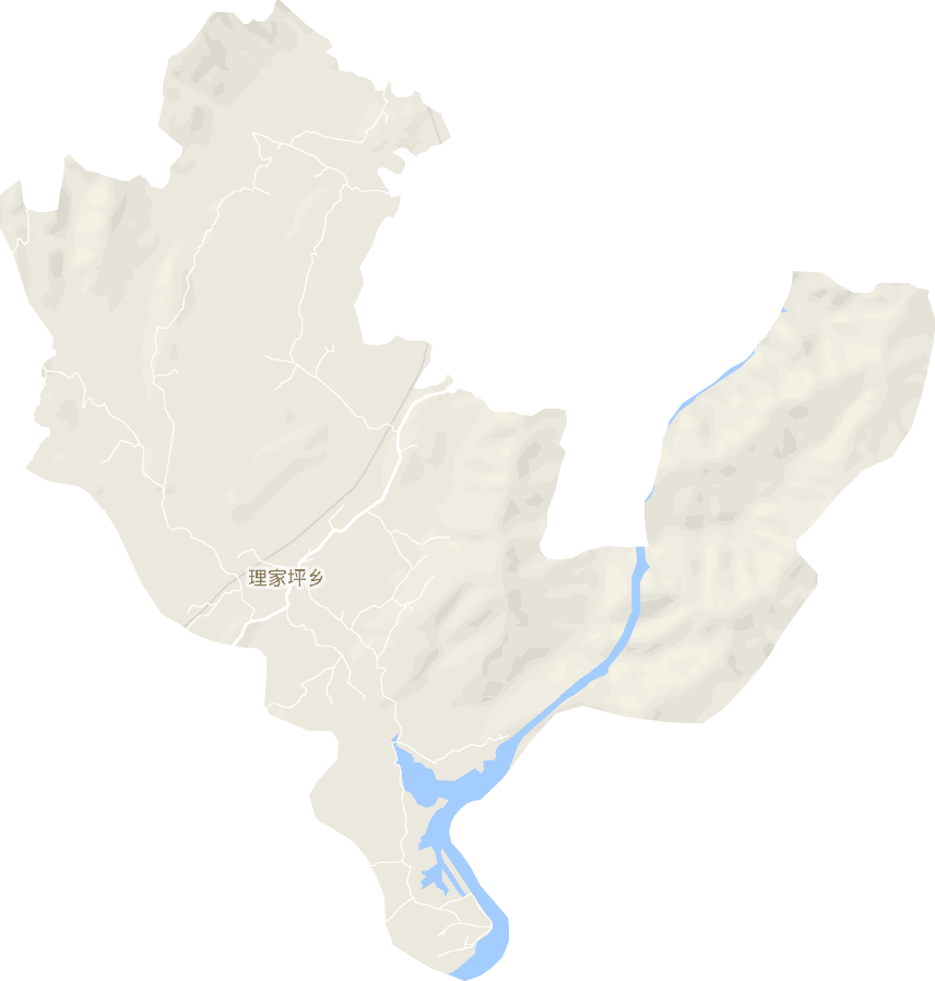 理家坪乡电子地图