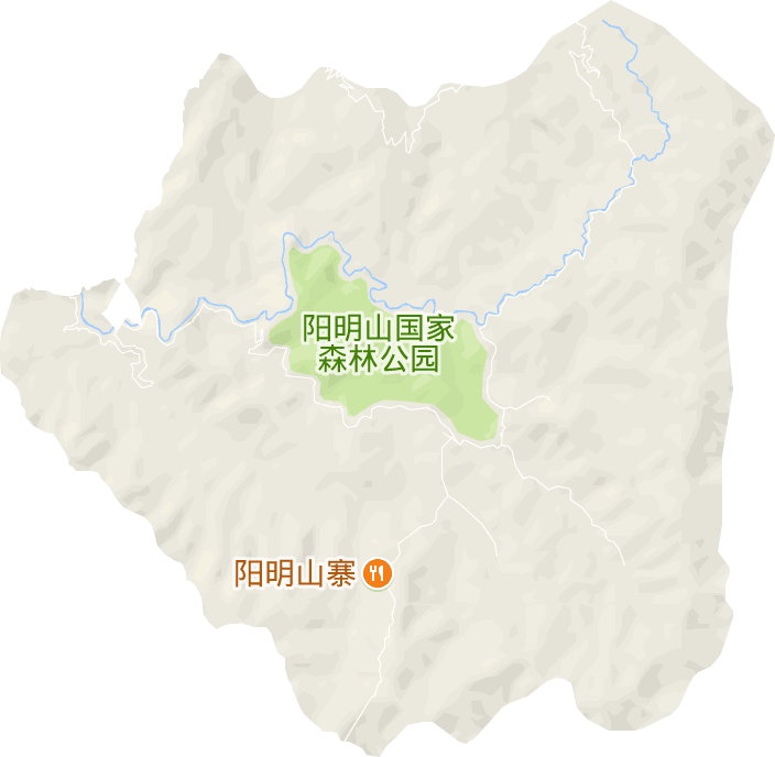 双牌阳明山林场电子地图