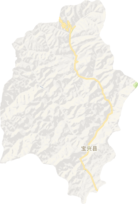 宝兴县电子地图