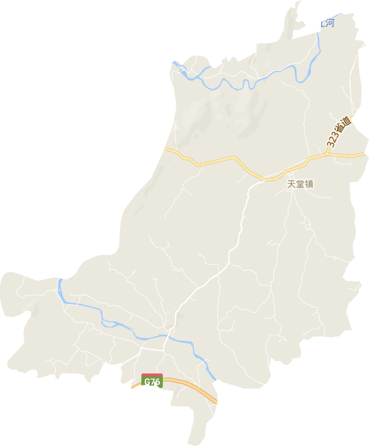 天堂镇电子地图