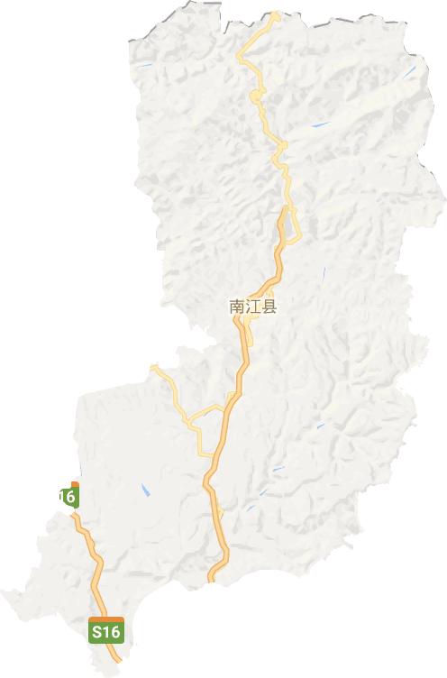 南江县电子地图