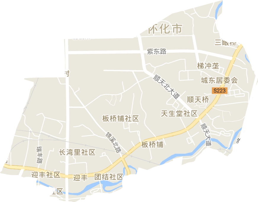 迎丰街道电子地图