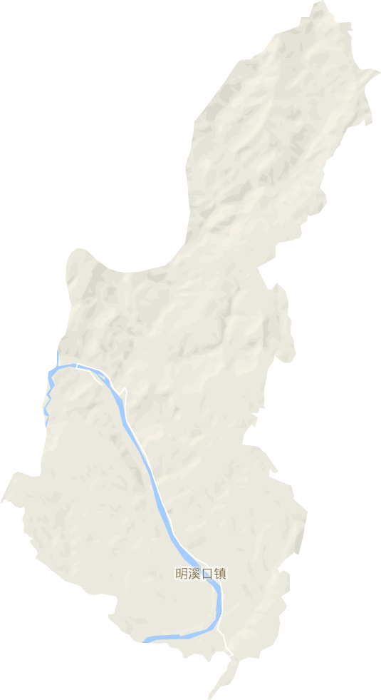 明溪口镇电子地图