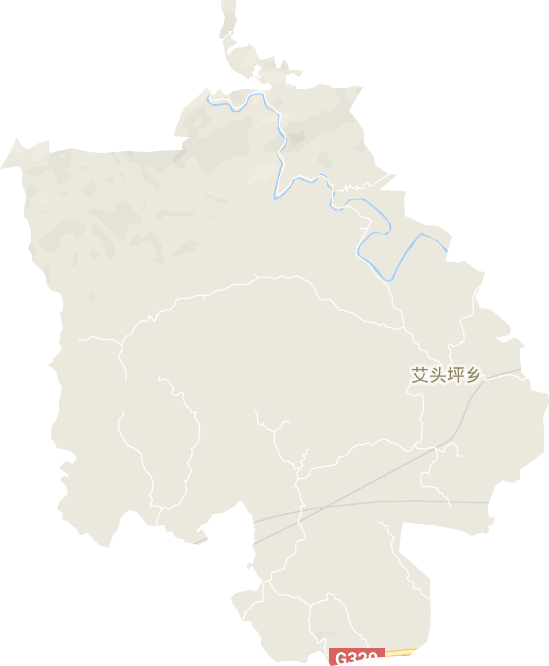 艾头坪乡电子地图