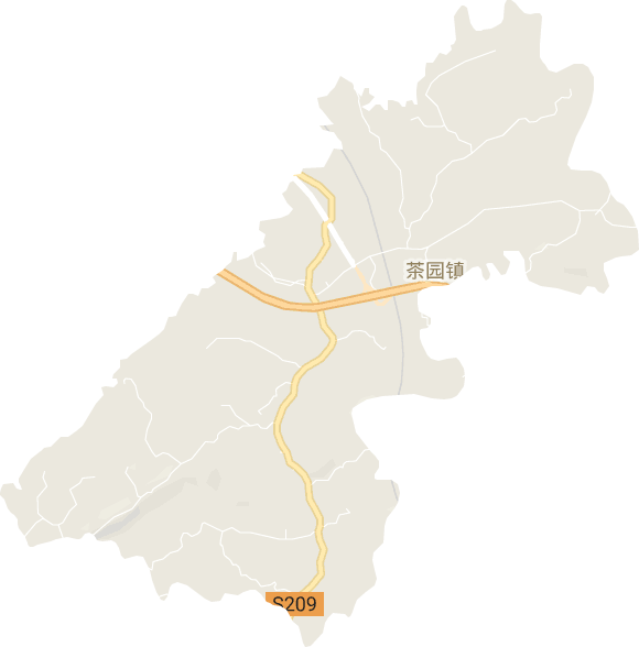 茶园镇电子地图