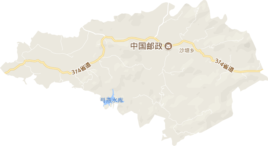 沙塘乡电子地图