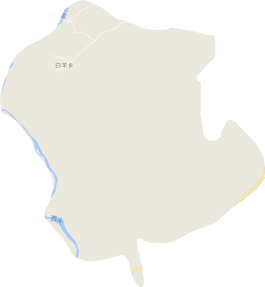 白羊乡电子地图