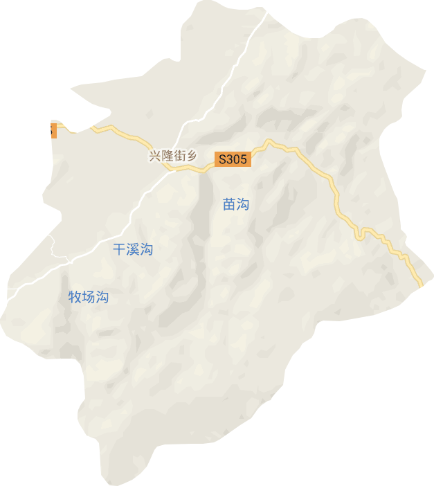 兴隆街乡电子地图