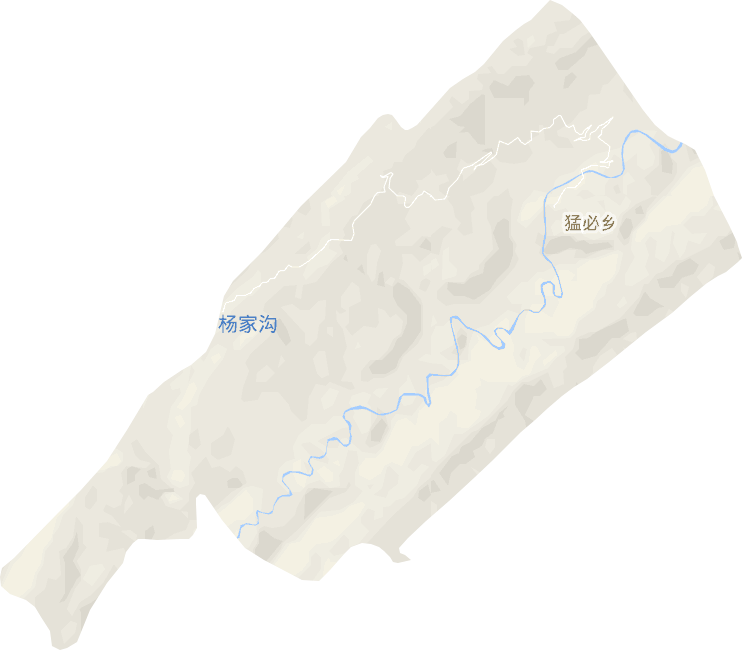 猛必乡电子地图