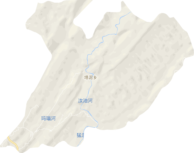 塔泥乡电子地图