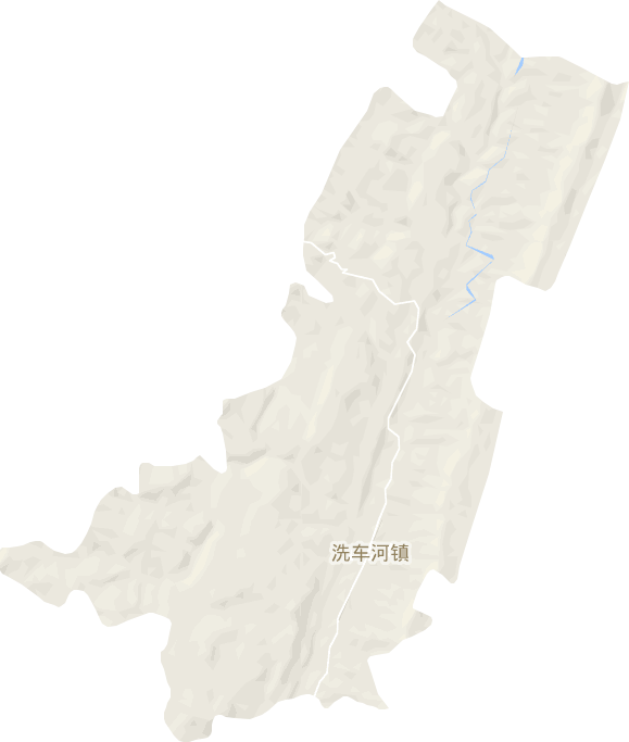洗车河镇电子地图