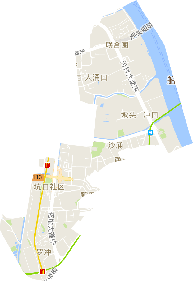 冲口街道电子地图