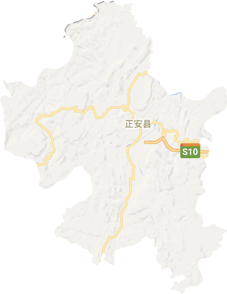 正安县电子地图