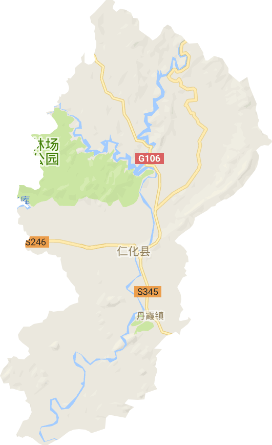 丹霞街道电子地图