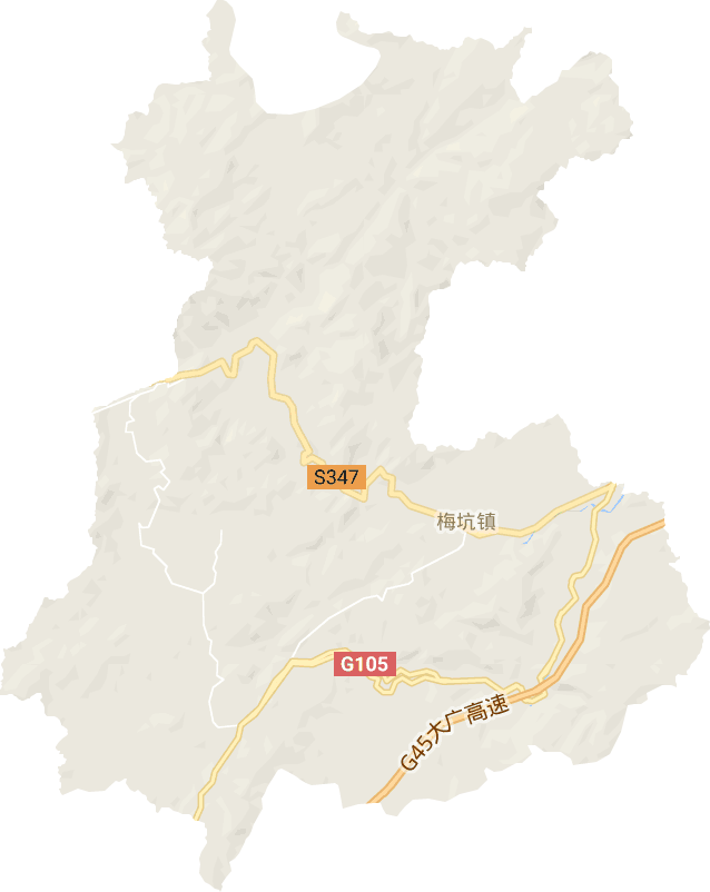 梅坑镇电子地图