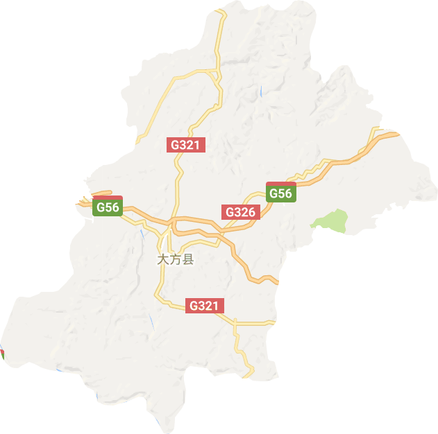 大方县电子地图
