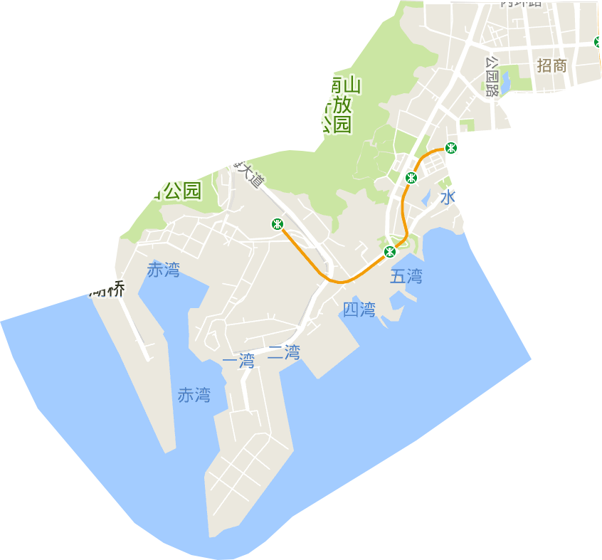 招商街道电子地图