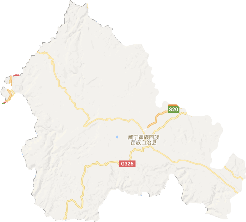 威宁彝族回族苗族自治县电子地图
