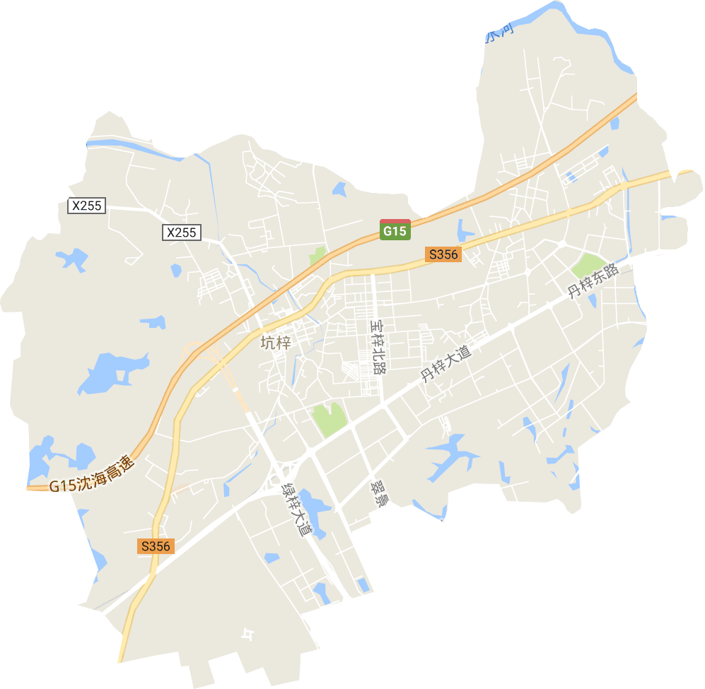 坑梓街道电子地图