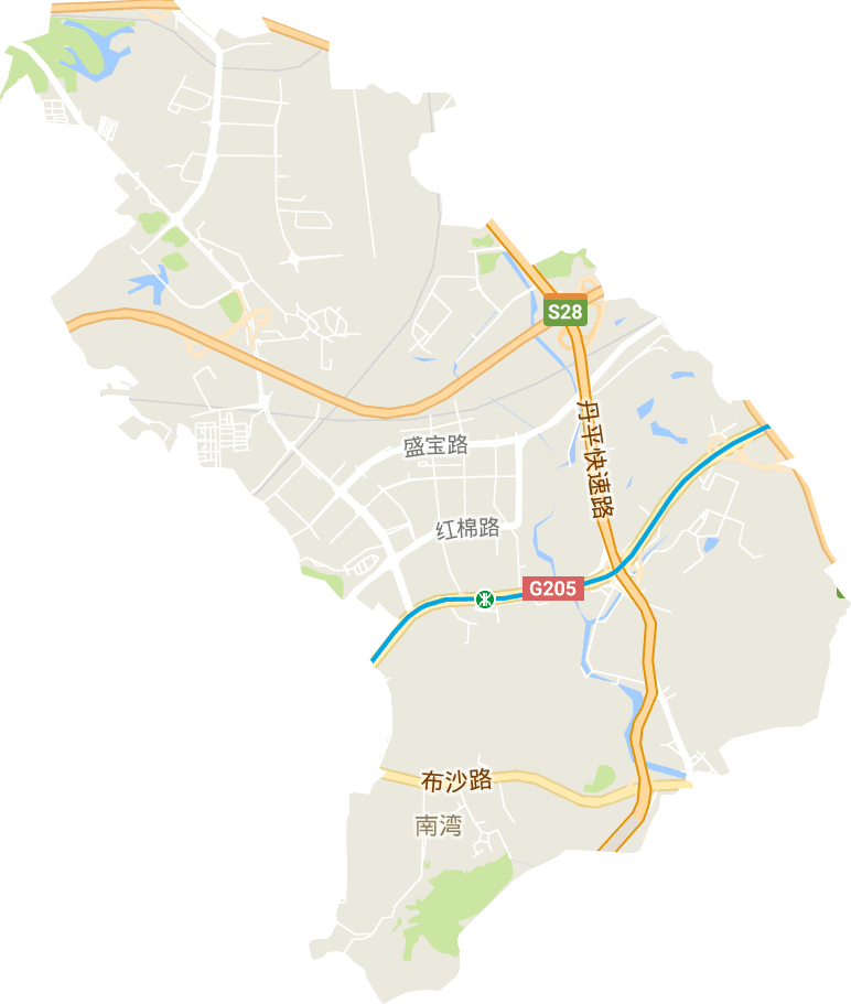 南湾街道电子地图