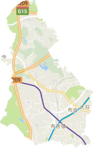 布吉街道电子地图