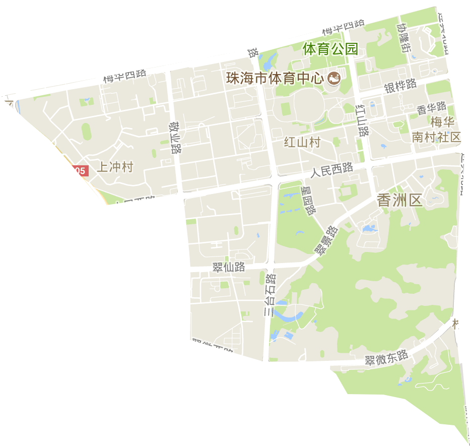 梅华街道电子地图