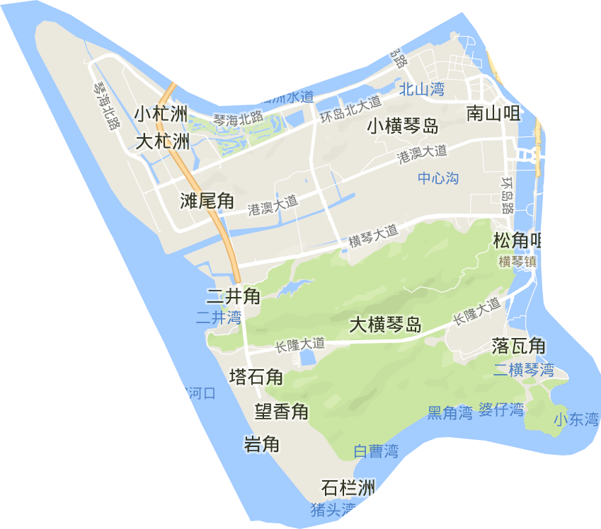 横琴镇电子地图