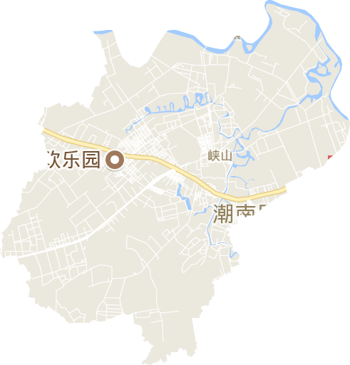 峡山街道电子地图