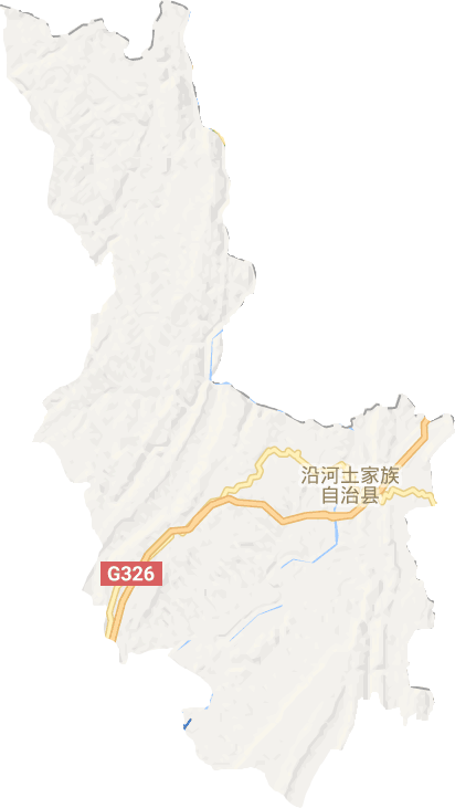 沿河土家族自治县电子地图