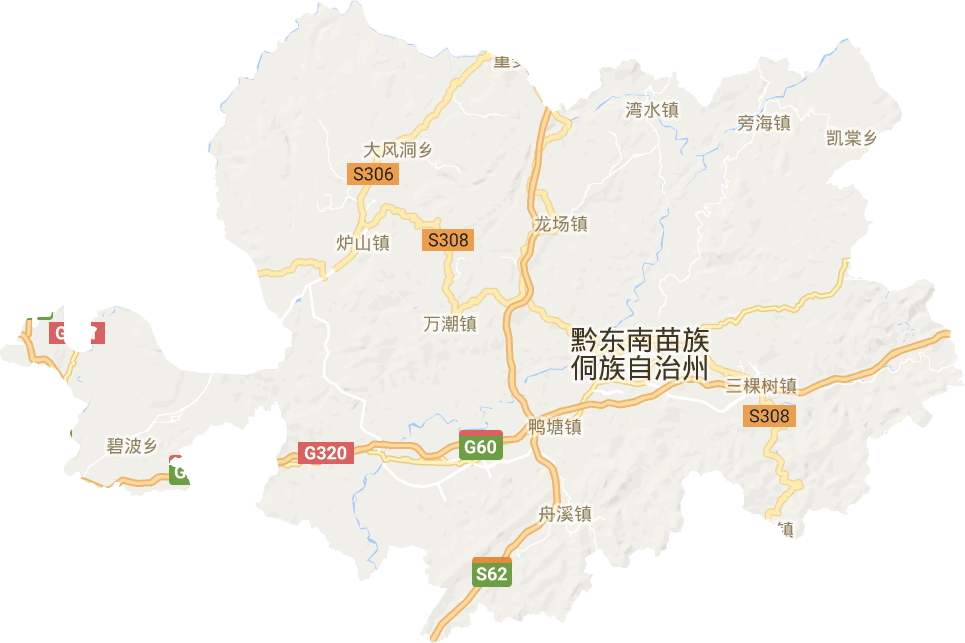 凯里市电子地图