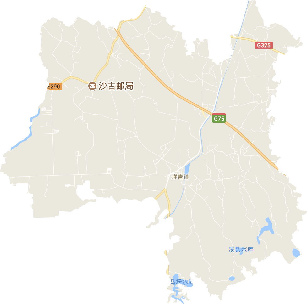 洋青镇电子地图