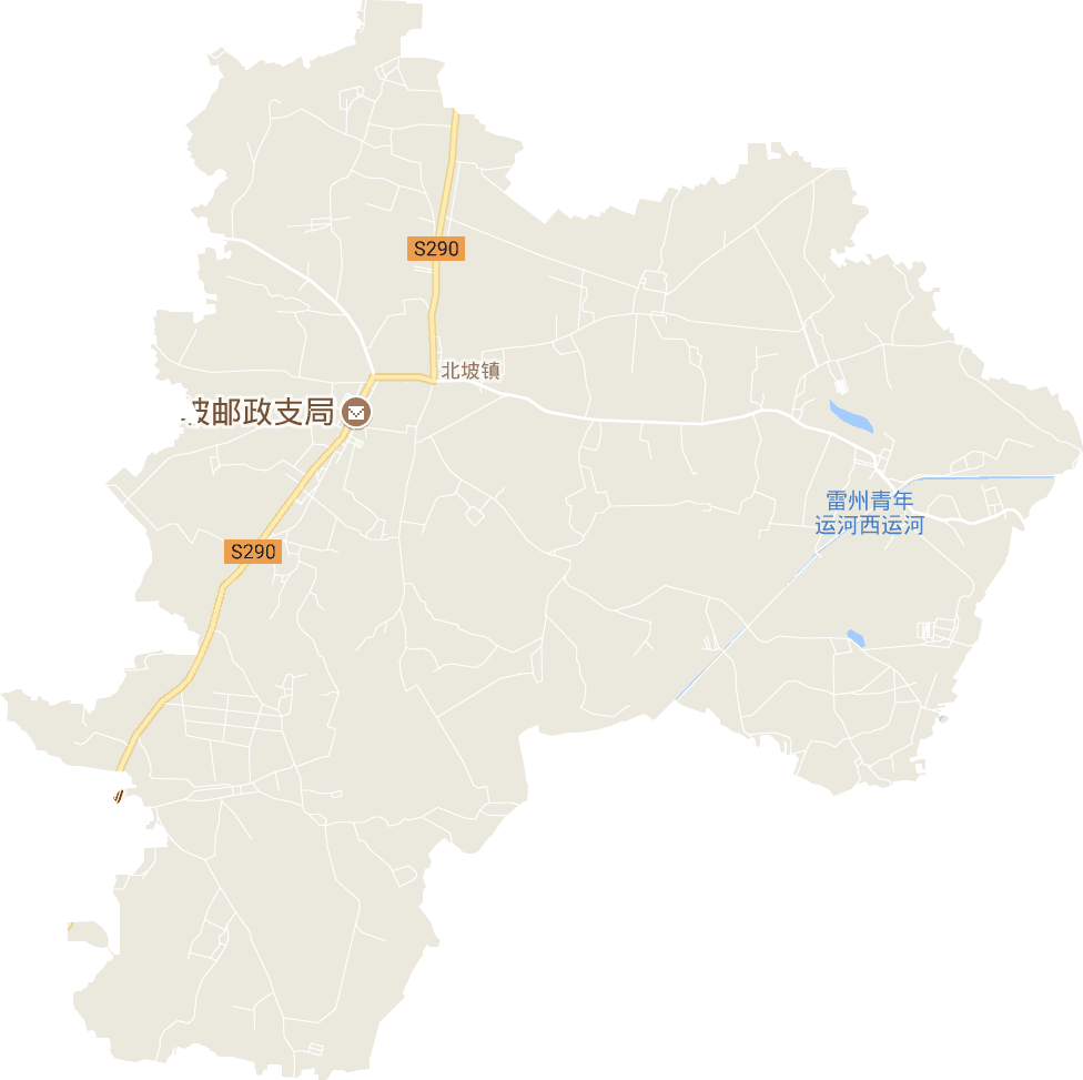 北坡镇电子地图